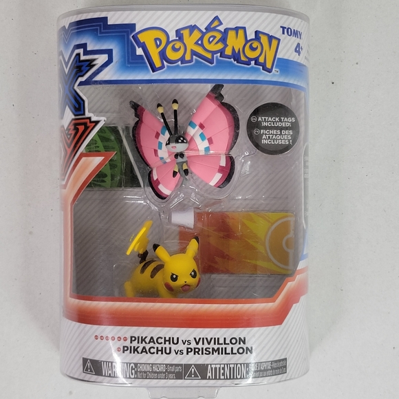 Pokemon Pikachu VS Vivillon